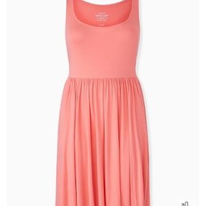 Torrid super soft coral dress 1x